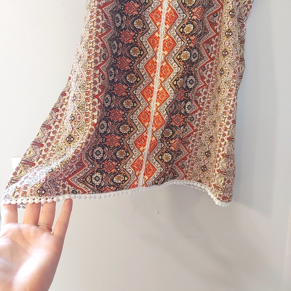 Patterned Racer Back Top - Picture 5 of 8